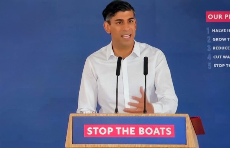 Rishi Sunak: stop the boats plan is working
