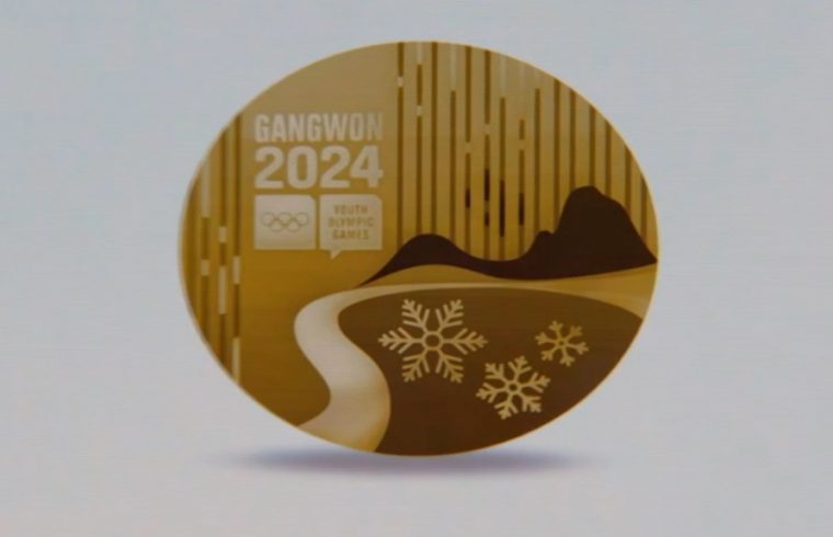 Gold medal designed for Winter Youth Olympics 2024