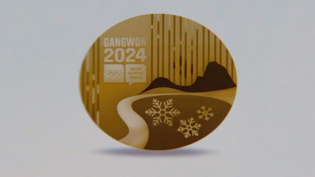 Gold medal designed for Winter Youth Olympics 2024 YNUKtv