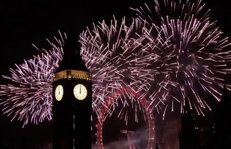 Happy New Year Live! 🎆 London Fireworks 2024 🔴 BBC