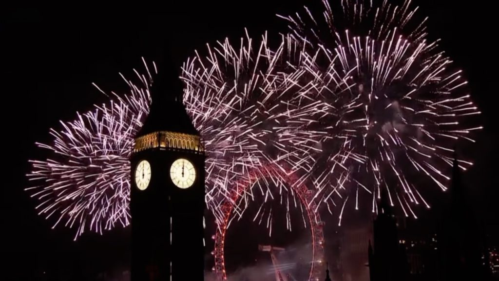 Happy New Year Live 🎆 London Fireworks 2024 🔴 BBC YNUKtv