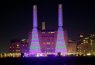 Hockney and Bigger Christmas Trees Battersea Power Station