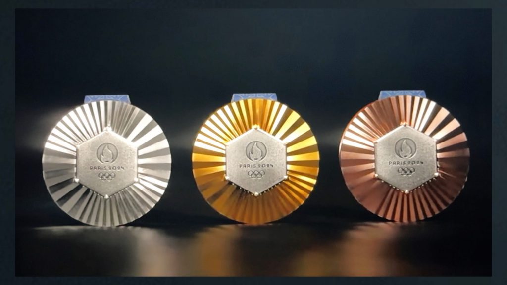 LVMH Paris 2024 unveil medals for Olympic and Paralympics YNUKtv