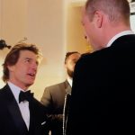Tom Cruise chats with William