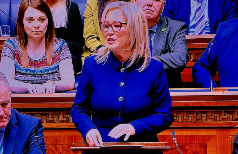 Stormont - Michelle O'Neill makes history