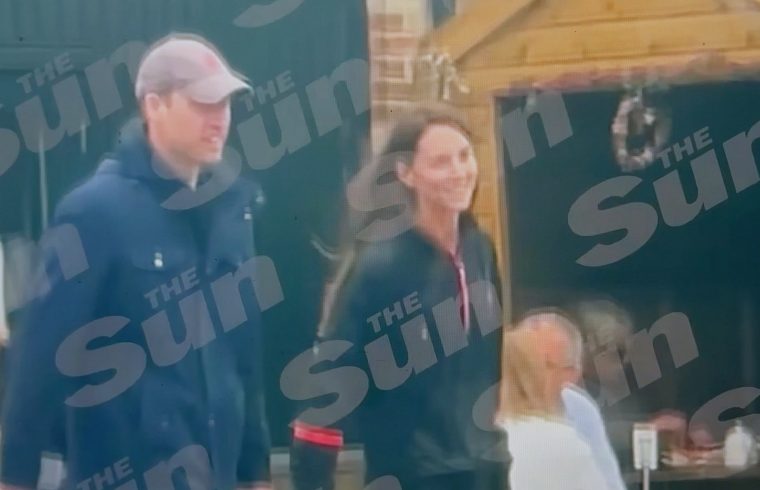 Kate spotted in public for first time
