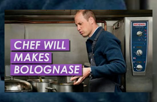 Prince William helps charity make tasty Bolognase Sauce