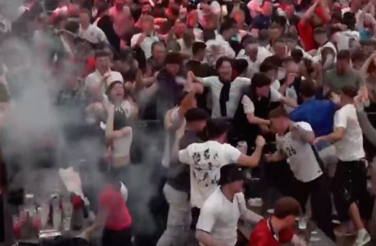 Fan reaction to Euro 2024 - England - Serbia