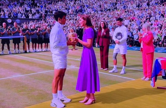 Kate at Wimbledon for official presentation