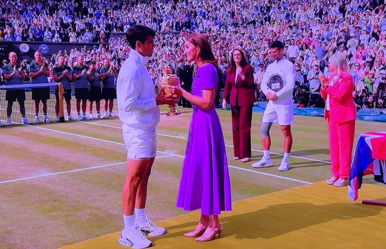 Kate at Wimbledon for official presentation