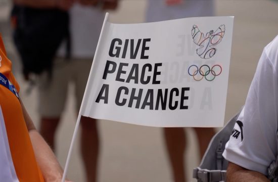 Olympic Athletes call for peace