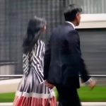 Rishi and wife leaving Downing Street