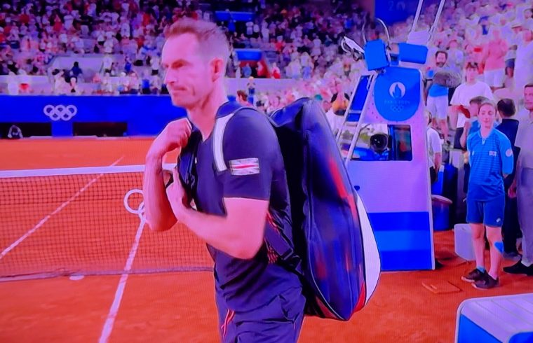 Andy Murray's tennis career over at Paris 2024