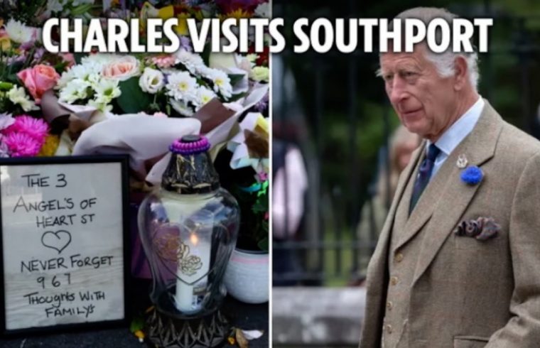 Charles visits Southport