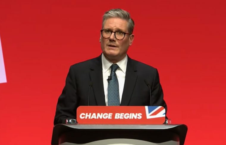 Labour Party conference: Keir Starmer gives first speech as PM