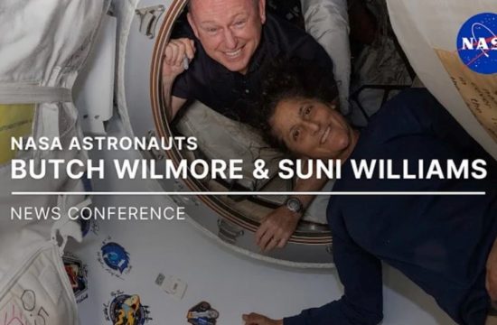 NASA Astronauts Butch Wilmore and Suni Williams news conference