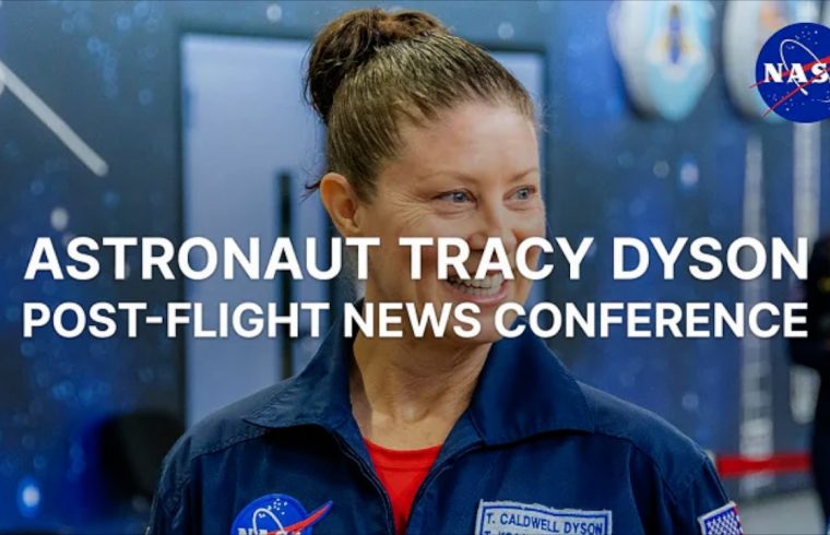 Astronaut Tracy Dyson post-flight news conference