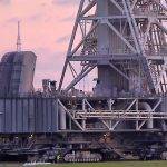 Live: NASA rolls back mobile Launcher-1