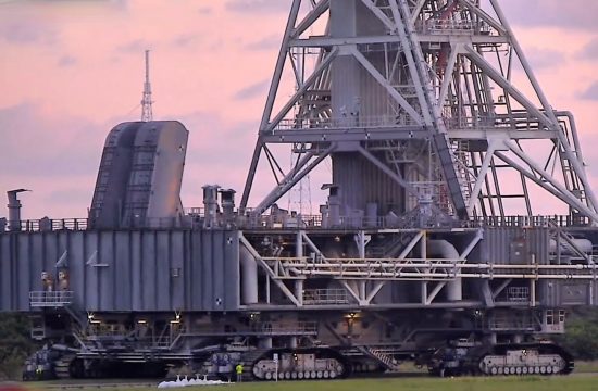 Live: NASA rolls back mobile Launcher-1