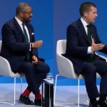 Tory leader candidates Robert Jenrick and James Cleverly