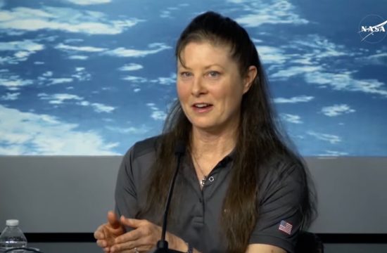 Astronaut Tracy Dyson post-flight news conference