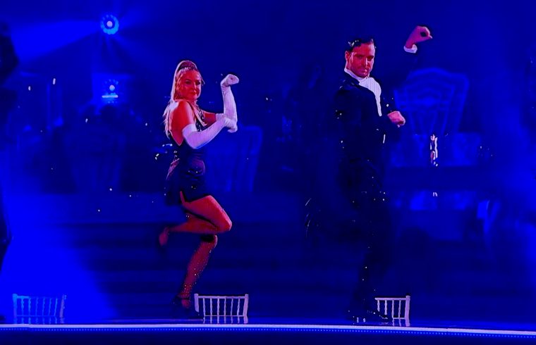 Strictly: Sarah and Vito in Blackpool