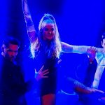 Sarah Hadland dances in Blackpool