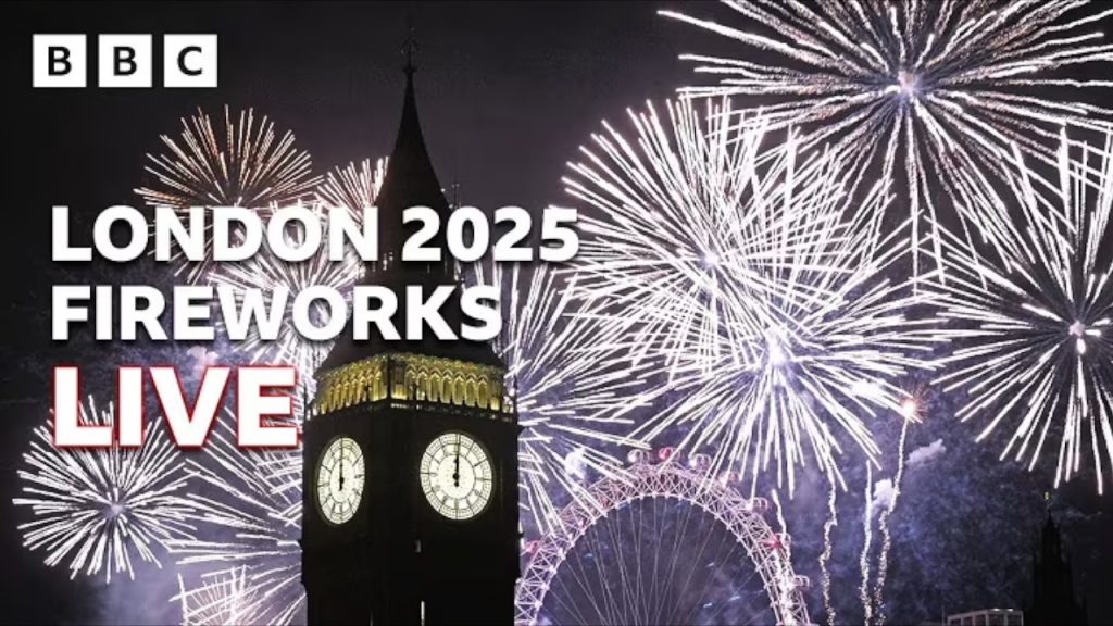 Happy New Year Live!🎆 London Fireworks 2025 🔴 BBC YNUKtv