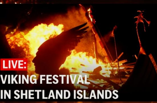 Viking festival LIVE: 'Up Helly Aa' in Scotland