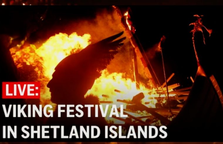 Viking festival LIVE: 'Up Helly Aa' in Scotland