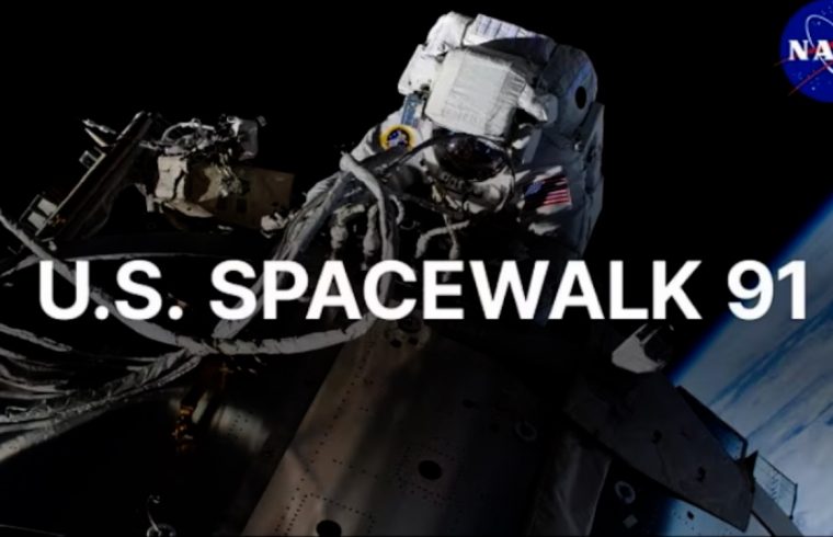 US Spacewalk 91 - Astronauts Nick Hague - Suni Williams