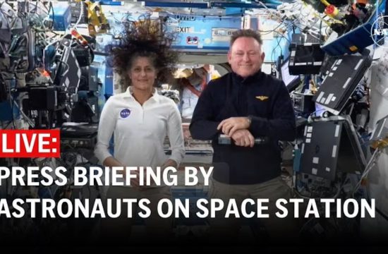 LIVE: NASA's stuck astronauts press conference from Space Station