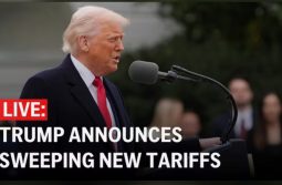 LIVE: Trump announces sweeping new tariffs