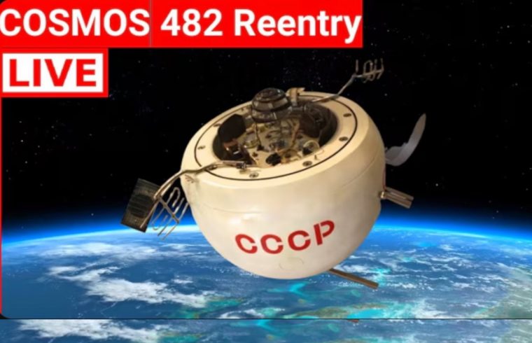 Live: 53 Year COSMOS 482 Reentry Countdown