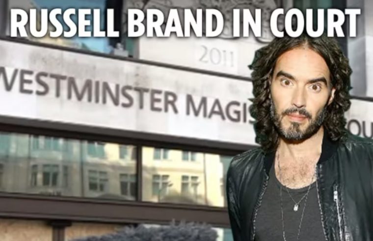 Live: Russell Brand in court charged with sex offences