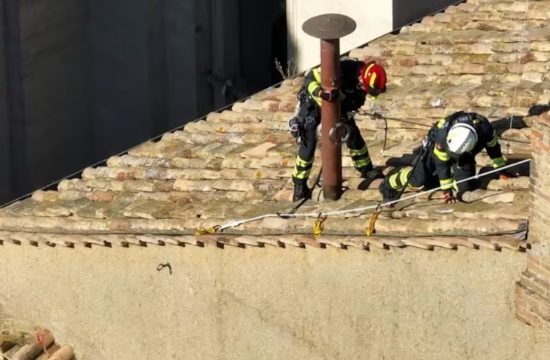 Sistine Chapel preparations ahead of conclave to elect new pope
