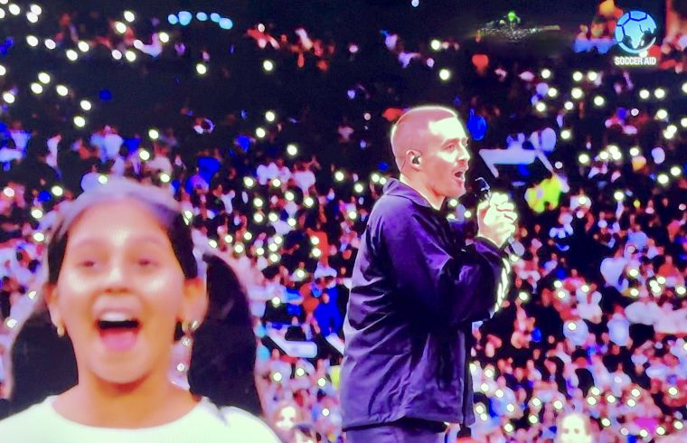 Soccer Aid - Dermot Kennedy - outstanding performance