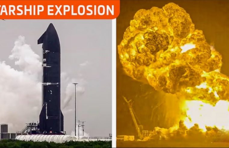 SpaceX Starship 36 explodes during flight 10 testing