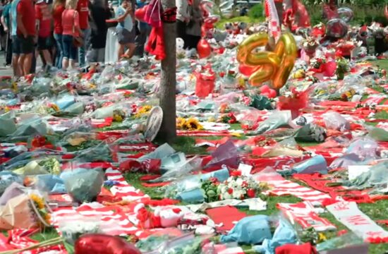 LIVE: View outside Anfield Stadium after death of Liverpool's Diogo Jota