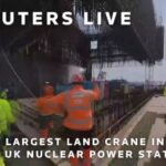 LIVE: Worlds largest land crane installs roof on UK nuclear power station