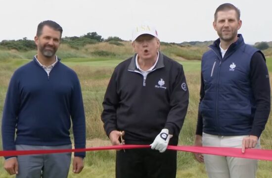 Live: Trump opens Aberdeen golf course