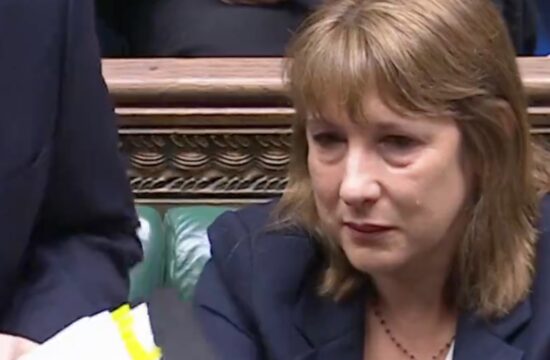 Rachel Reeves in tears in Parliament