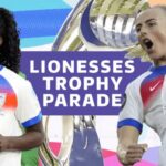 LIVE: Lionesses celebrate outside Buckingham Palace