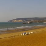 beautiful golden sandy beach