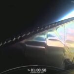 SpaceX in flight