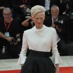 Tilda Swinton - joins the red carpet