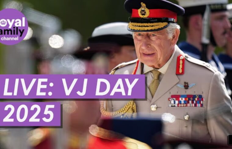 Live: King and Queen Lead Two-Minute Silence for VJ Day 80th Anniversary