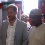 Harry meets recording team