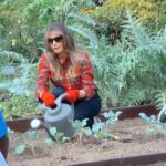 gardening during previous visit