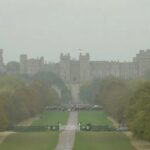 Windsor Castle in the mist